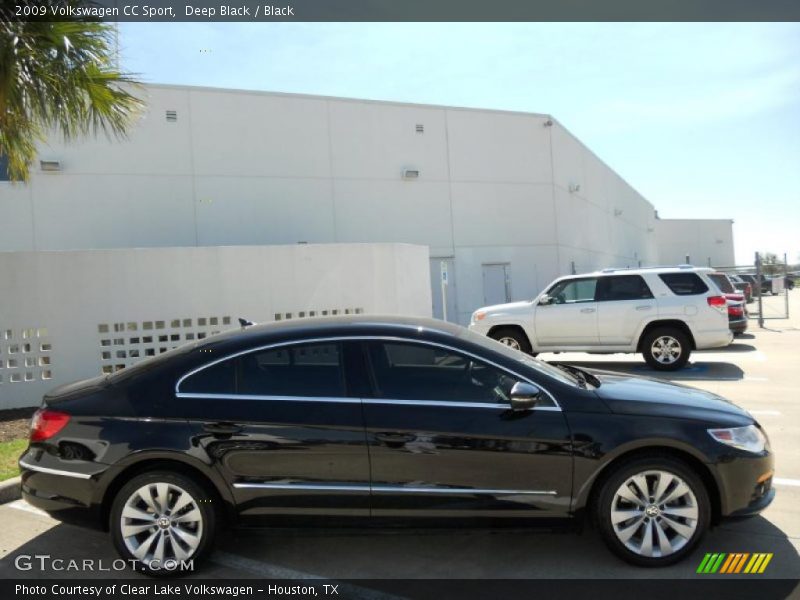 Deep Black / Black 2009 Volkswagen CC Sport
