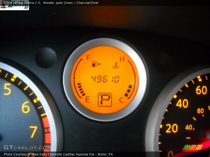 Metallic Jade Green / Charcoal/Steel 2008 Nissan Sentra 2.0