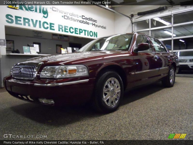 Dark Toreador Red Metallic / Light Camel 2006 Mercury Grand Marquis GS