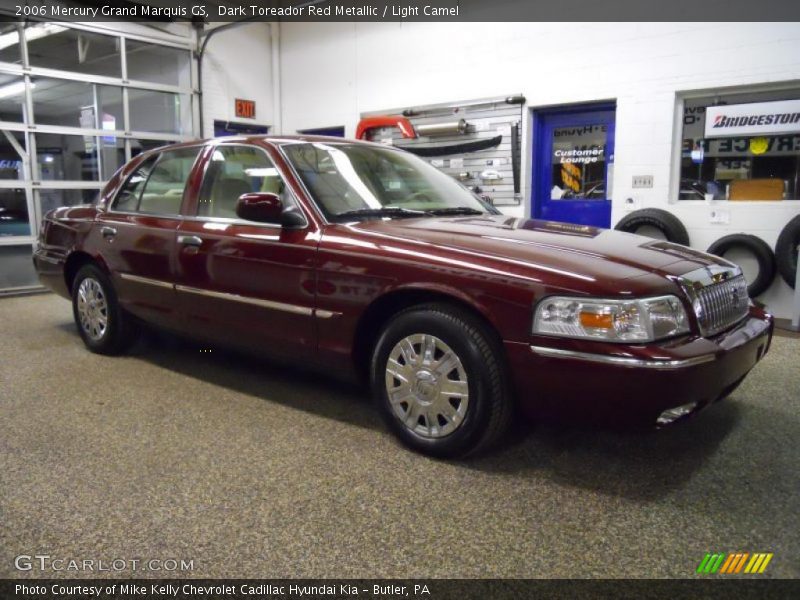 Dark Toreador Red Metallic / Light Camel 2006 Mercury Grand Marquis GS