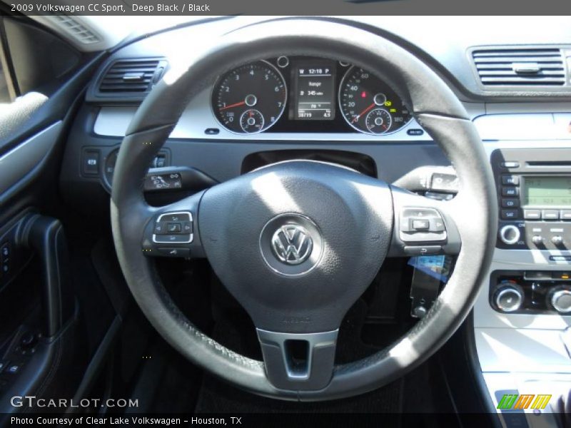 Deep Black / Black 2009 Volkswagen CC Sport