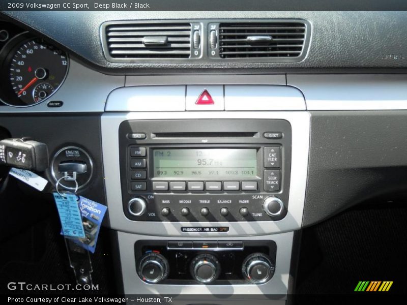 Deep Black / Black 2009 Volkswagen CC Sport