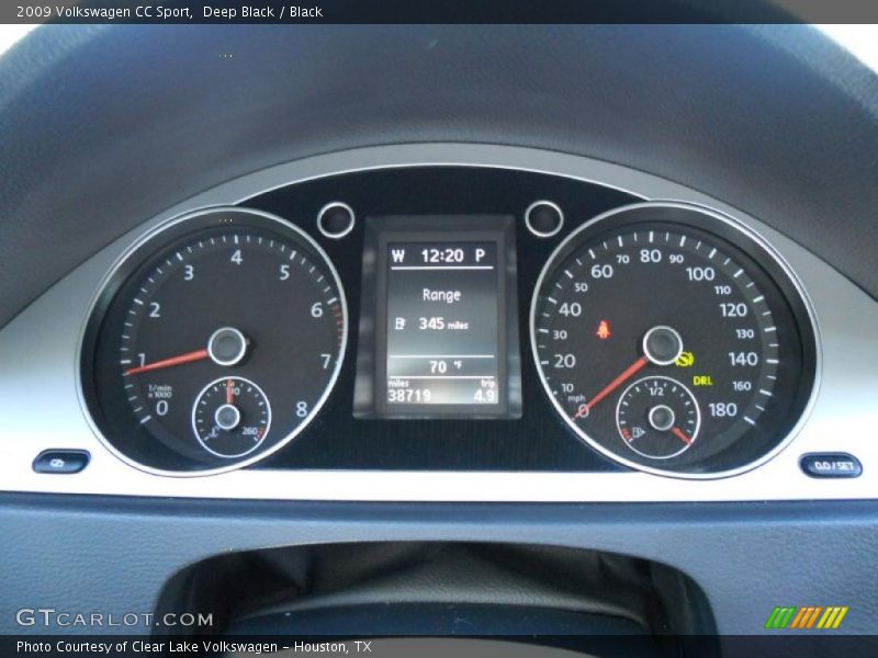 Deep Black / Black 2009 Volkswagen CC Sport
