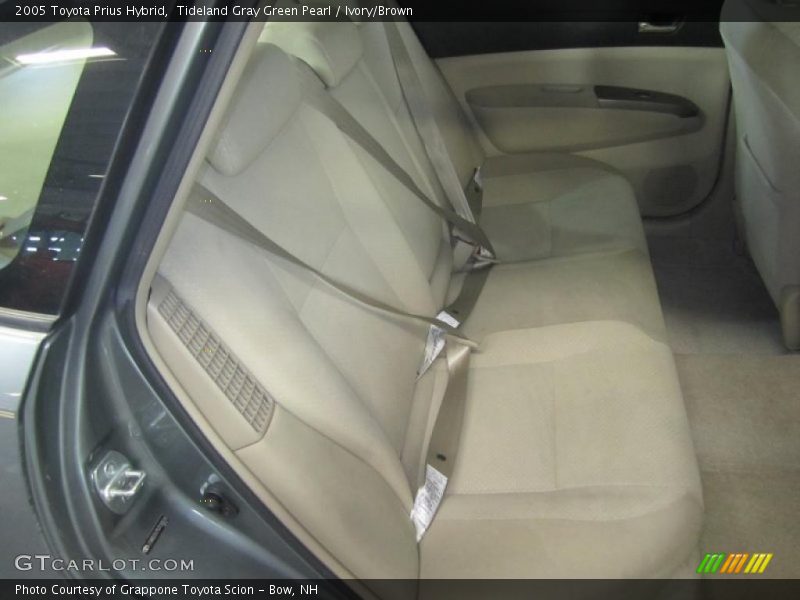 Tideland Gray Green Pearl / Ivory/Brown 2005 Toyota Prius Hybrid