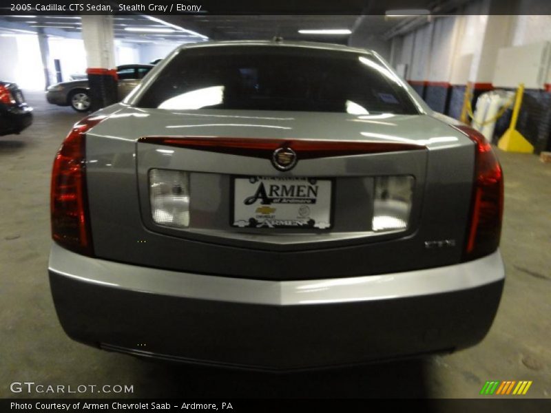 Stealth Gray / Ebony 2005 Cadillac CTS Sedan