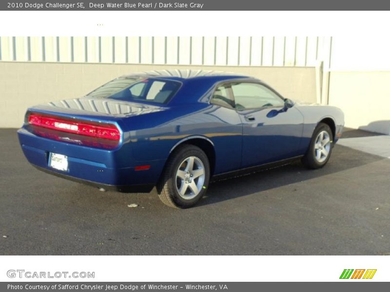  2010 Challenger SE Deep Water Blue Pearl