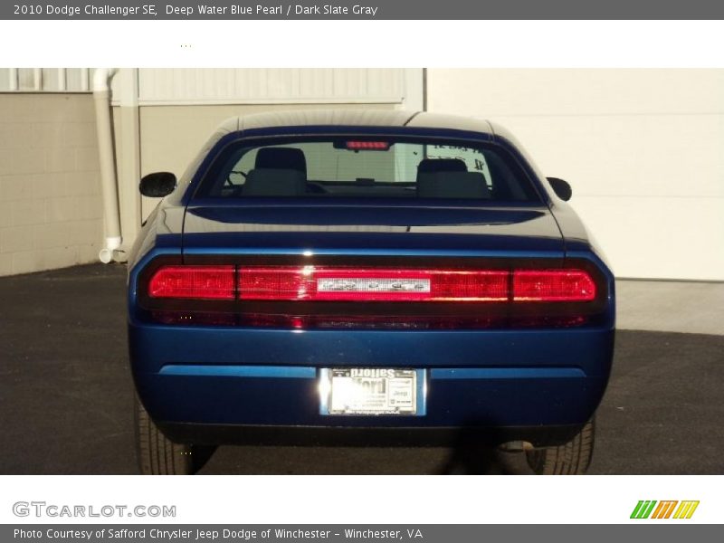  2010 Challenger SE Deep Water Blue Pearl