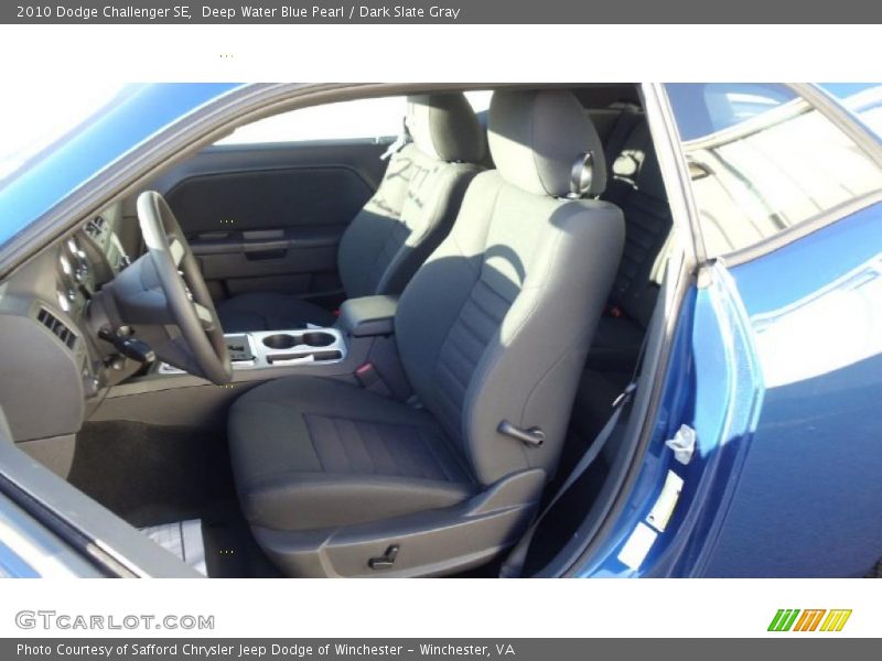  2010 Challenger SE Dark Slate Gray Interior