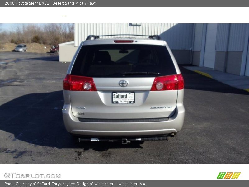 Desert Sand Mica / Fawn 2008 Toyota Sienna XLE
