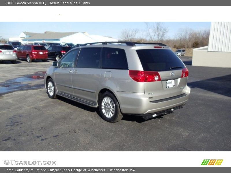Desert Sand Mica / Fawn 2008 Toyota Sienna XLE