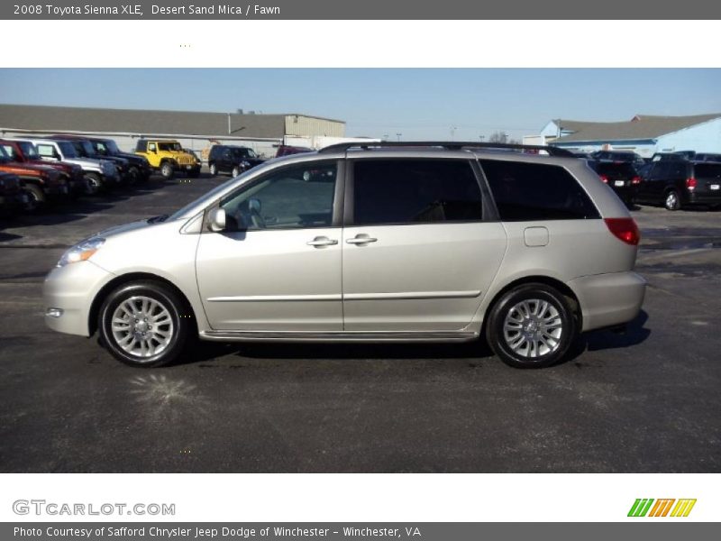 Desert Sand Mica / Fawn 2008 Toyota Sienna XLE