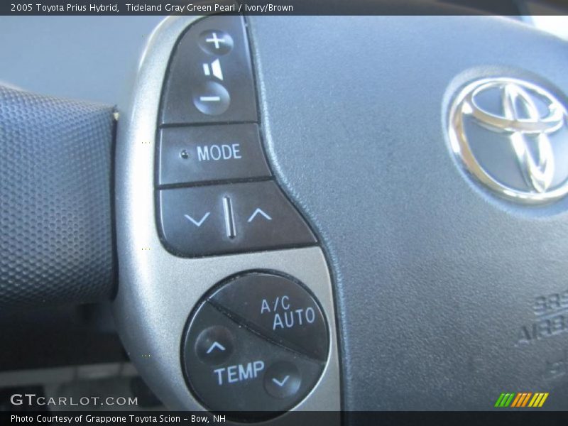 Tideland Gray Green Pearl / Ivory/Brown 2005 Toyota Prius Hybrid
