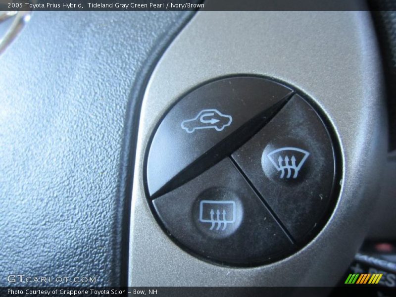 Tideland Gray Green Pearl / Ivory/Brown 2005 Toyota Prius Hybrid