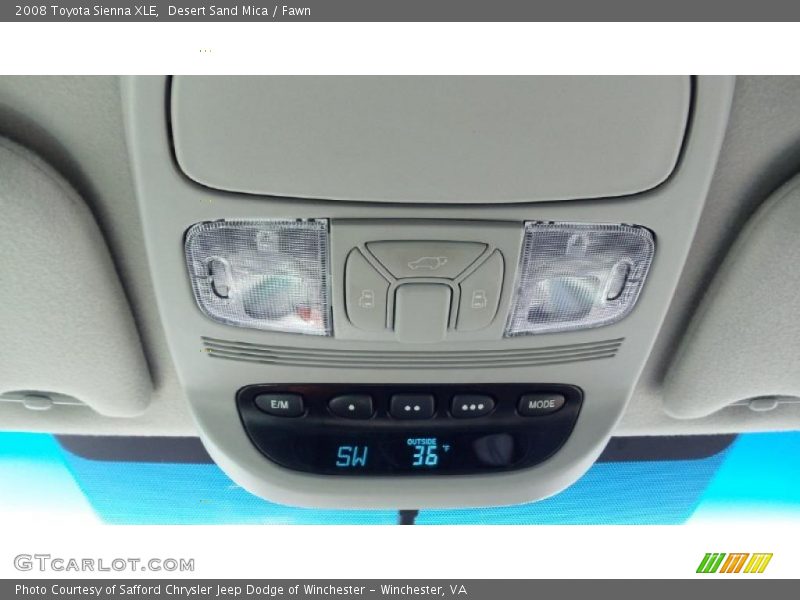Desert Sand Mica / Fawn 2008 Toyota Sienna XLE