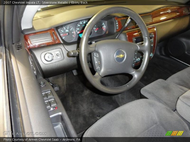 Silverstone Metallic / Ebony Black 2007 Chevrolet Impala LT