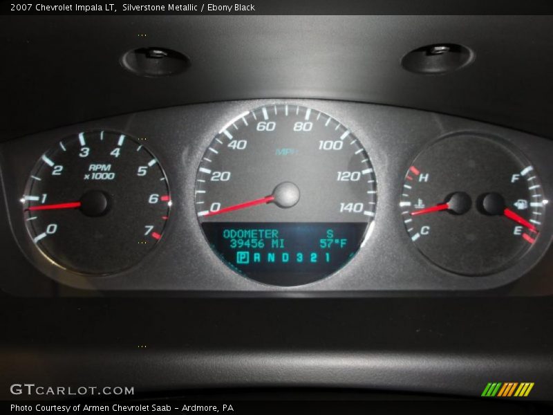 Silverstone Metallic / Ebony Black 2007 Chevrolet Impala LT