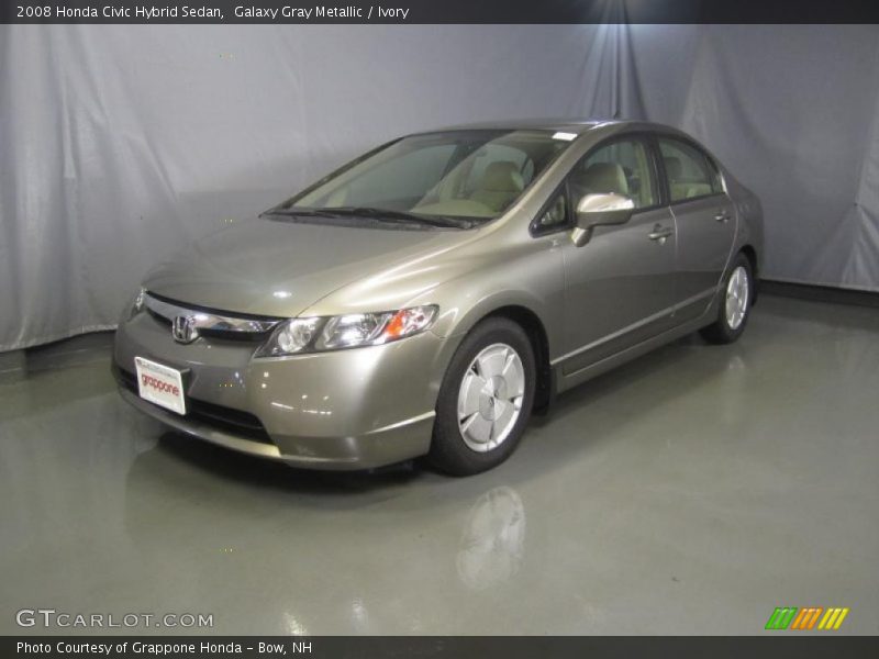 Galaxy Gray Metallic / Ivory 2008 Honda Civic Hybrid Sedan