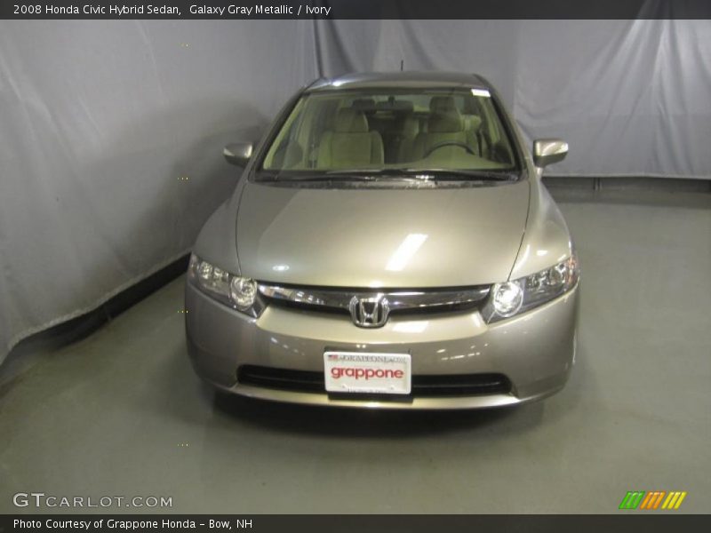 Galaxy Gray Metallic / Ivory 2008 Honda Civic Hybrid Sedan