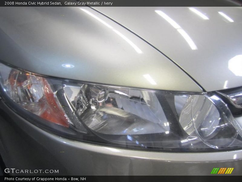 Galaxy Gray Metallic / Ivory 2008 Honda Civic Hybrid Sedan