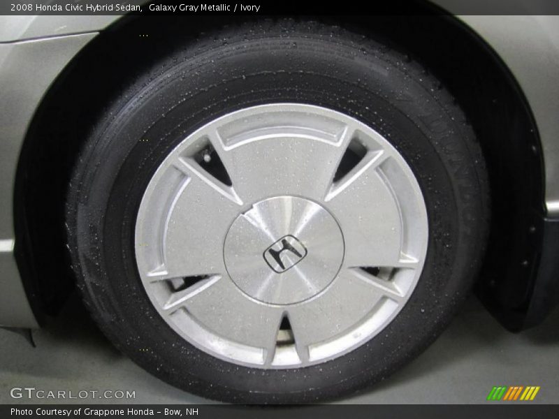 Galaxy Gray Metallic / Ivory 2008 Honda Civic Hybrid Sedan