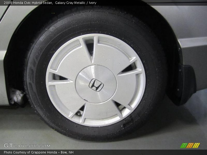 Galaxy Gray Metallic / Ivory 2008 Honda Civic Hybrid Sedan