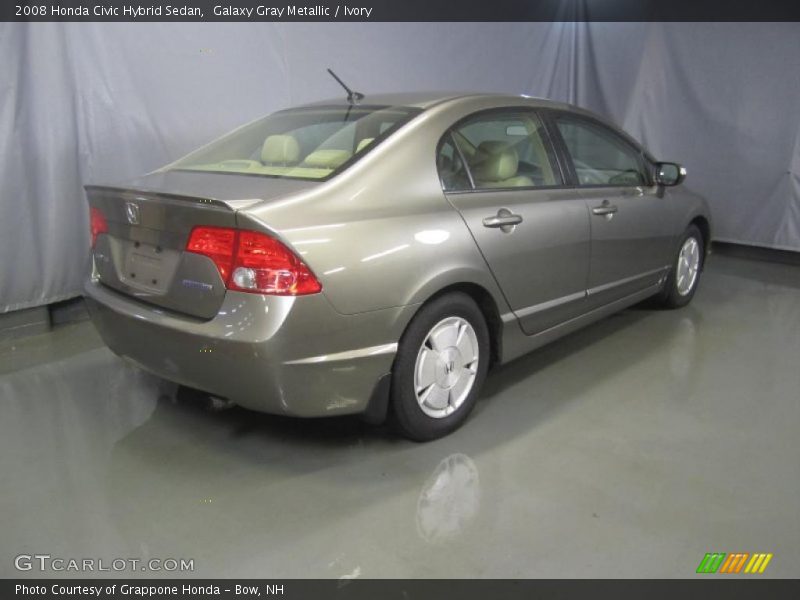 Galaxy Gray Metallic / Ivory 2008 Honda Civic Hybrid Sedan