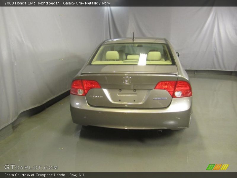 Galaxy Gray Metallic / Ivory 2008 Honda Civic Hybrid Sedan