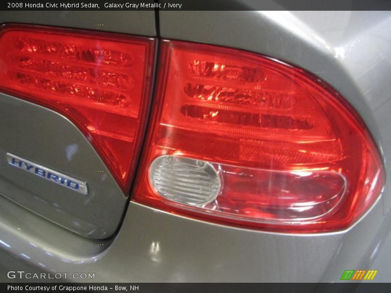 Galaxy Gray Metallic / Ivory 2008 Honda Civic Hybrid Sedan