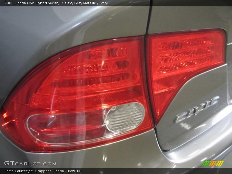 Galaxy Gray Metallic / Ivory 2008 Honda Civic Hybrid Sedan