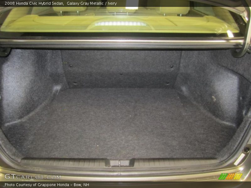 Galaxy Gray Metallic / Ivory 2008 Honda Civic Hybrid Sedan