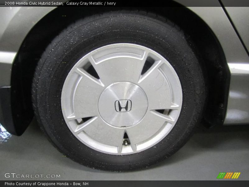 Galaxy Gray Metallic / Ivory 2008 Honda Civic Hybrid Sedan