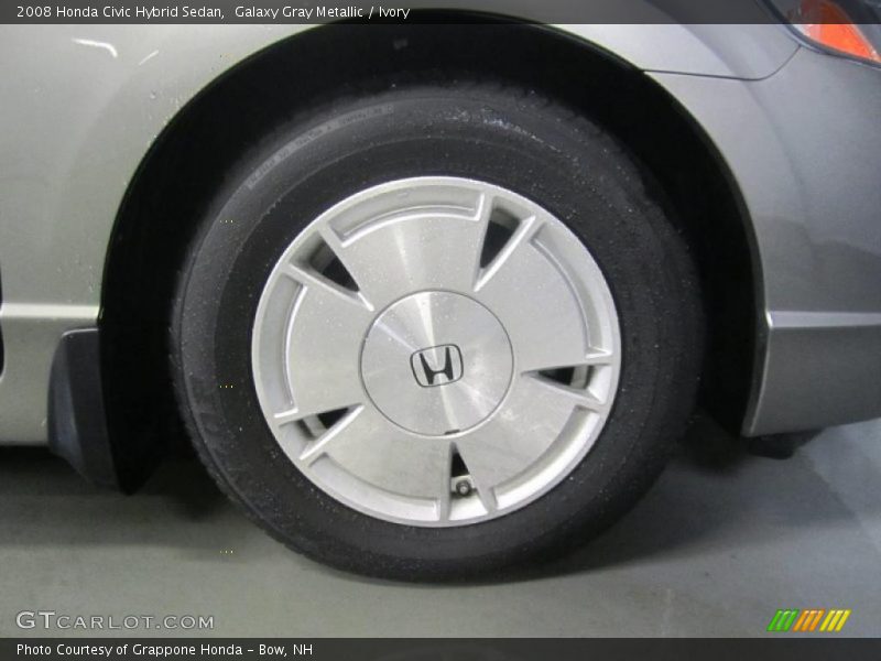 Galaxy Gray Metallic / Ivory 2008 Honda Civic Hybrid Sedan