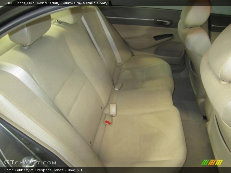 Galaxy Gray Metallic / Ivory 2008 Honda Civic Hybrid Sedan