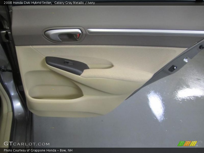 Galaxy Gray Metallic / Ivory 2008 Honda Civic Hybrid Sedan