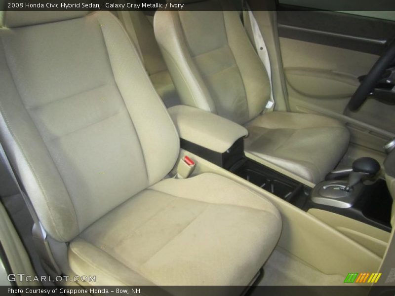 Galaxy Gray Metallic / Ivory 2008 Honda Civic Hybrid Sedan