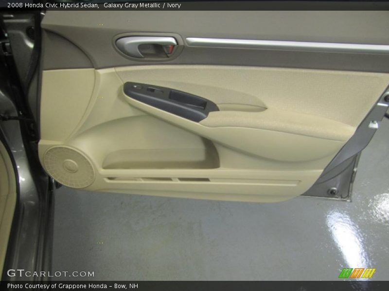 Galaxy Gray Metallic / Ivory 2008 Honda Civic Hybrid Sedan