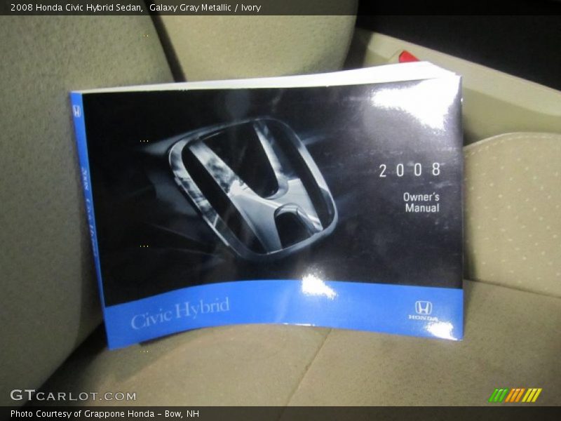 Galaxy Gray Metallic / Ivory 2008 Honda Civic Hybrid Sedan
