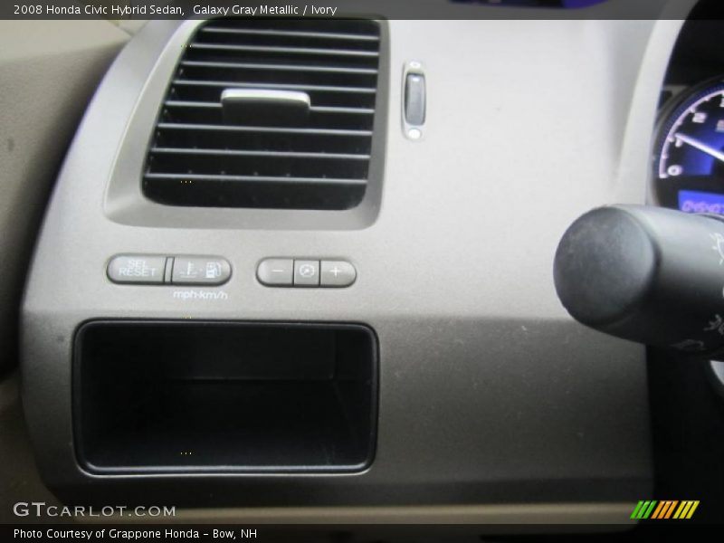 Galaxy Gray Metallic / Ivory 2008 Honda Civic Hybrid Sedan