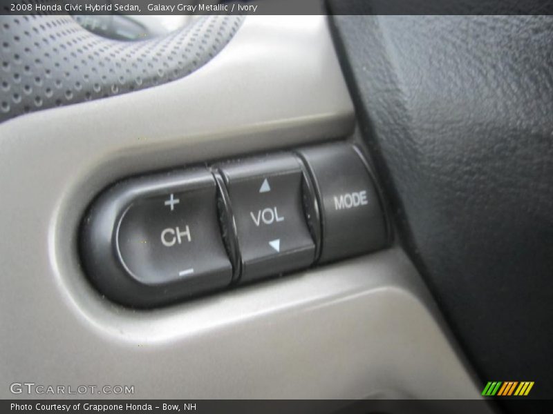 Galaxy Gray Metallic / Ivory 2008 Honda Civic Hybrid Sedan