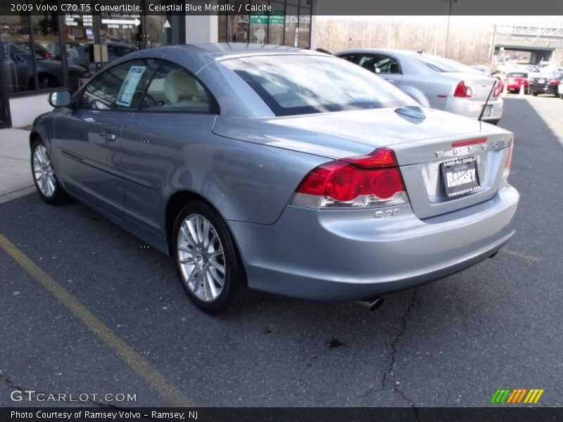 Celestial Blue Metallic / Calcite 2009 Volvo C70 T5 Convertible