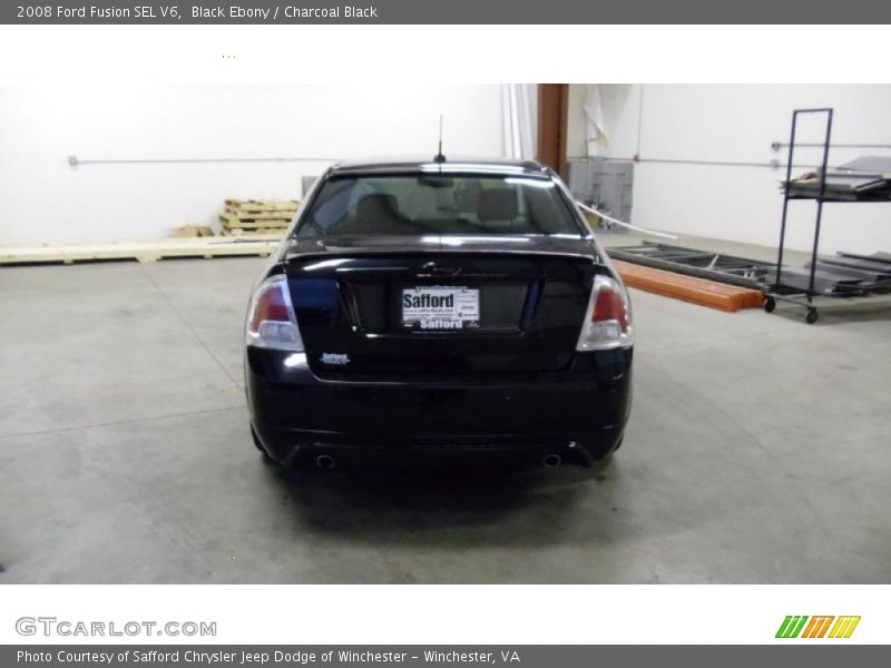 Black Ebony / Charcoal Black 2008 Ford Fusion SEL V6