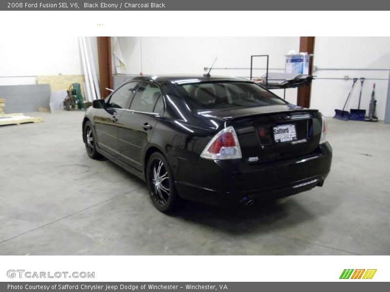 Black Ebony / Charcoal Black 2008 Ford Fusion SEL V6