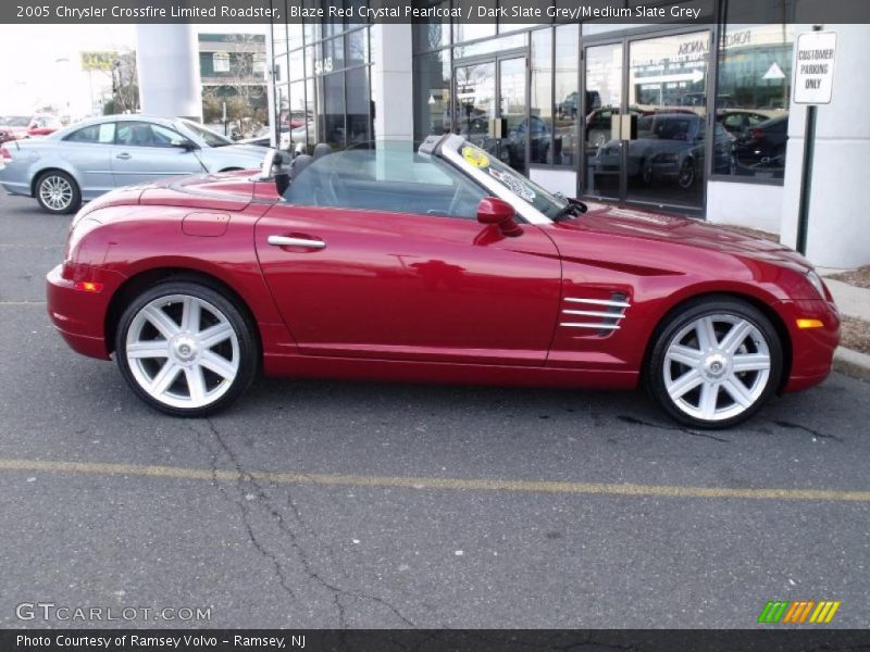 Blaze Red Crystal Pearlcoat / Dark Slate Grey/Medium Slate Grey 2005 Chrysler Crossfire Limited Roadster