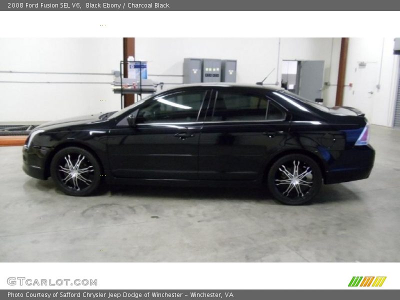 Black Ebony / Charcoal Black 2008 Ford Fusion SEL V6