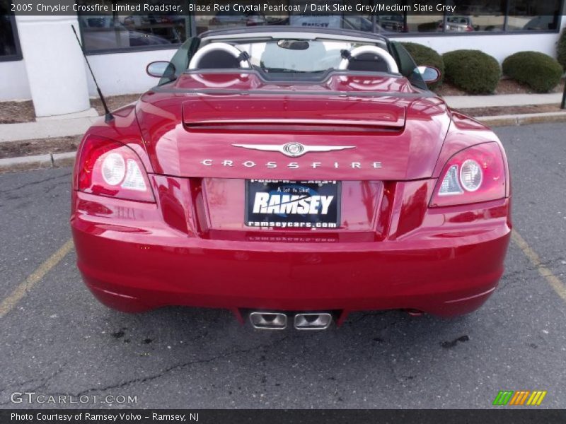 Blaze Red Crystal Pearlcoat / Dark Slate Grey/Medium Slate Grey 2005 Chrysler Crossfire Limited Roadster