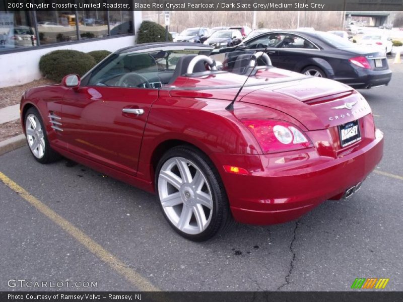 Blaze Red Crystal Pearlcoat / Dark Slate Grey/Medium Slate Grey 2005 Chrysler Crossfire Limited Roadster