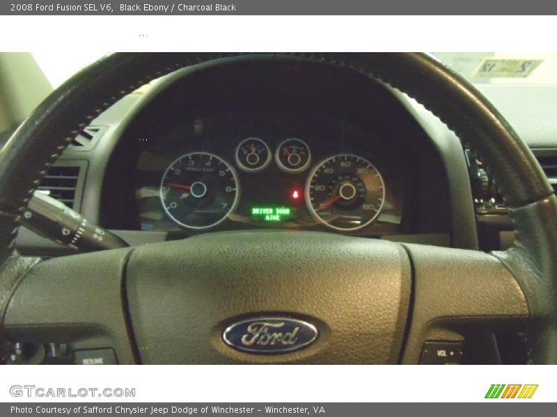 Black Ebony / Charcoal Black 2008 Ford Fusion SEL V6
