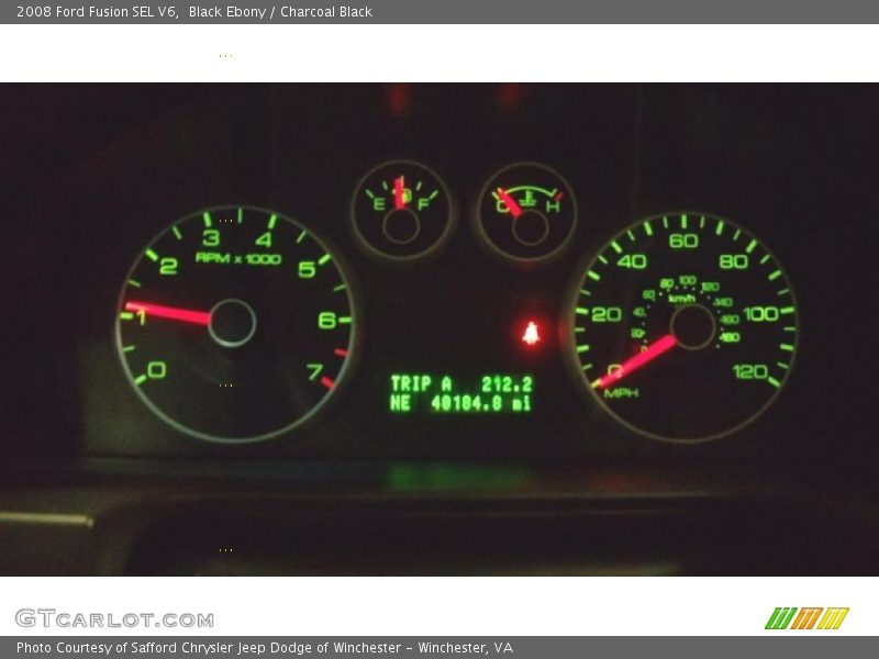  2008 Fusion SEL V6 SEL V6 Gauges