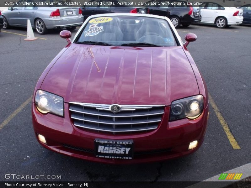Blaze Red Crystal Pearlcoat / Dark Slate Grey/Medium Slate Grey 2005 Chrysler Crossfire Limited Roadster