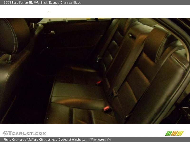 Black Ebony / Charcoal Black 2008 Ford Fusion SEL V6